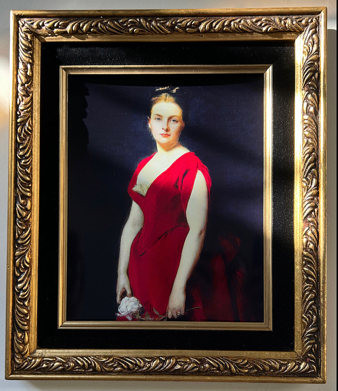 Countess in a Ruby Dress