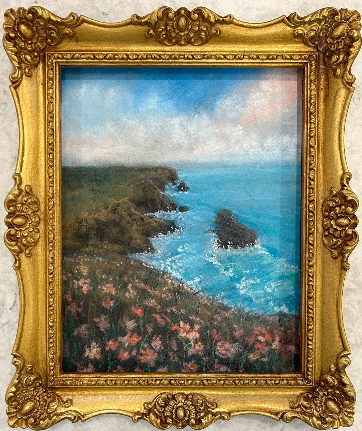 Cliff Seascape Original