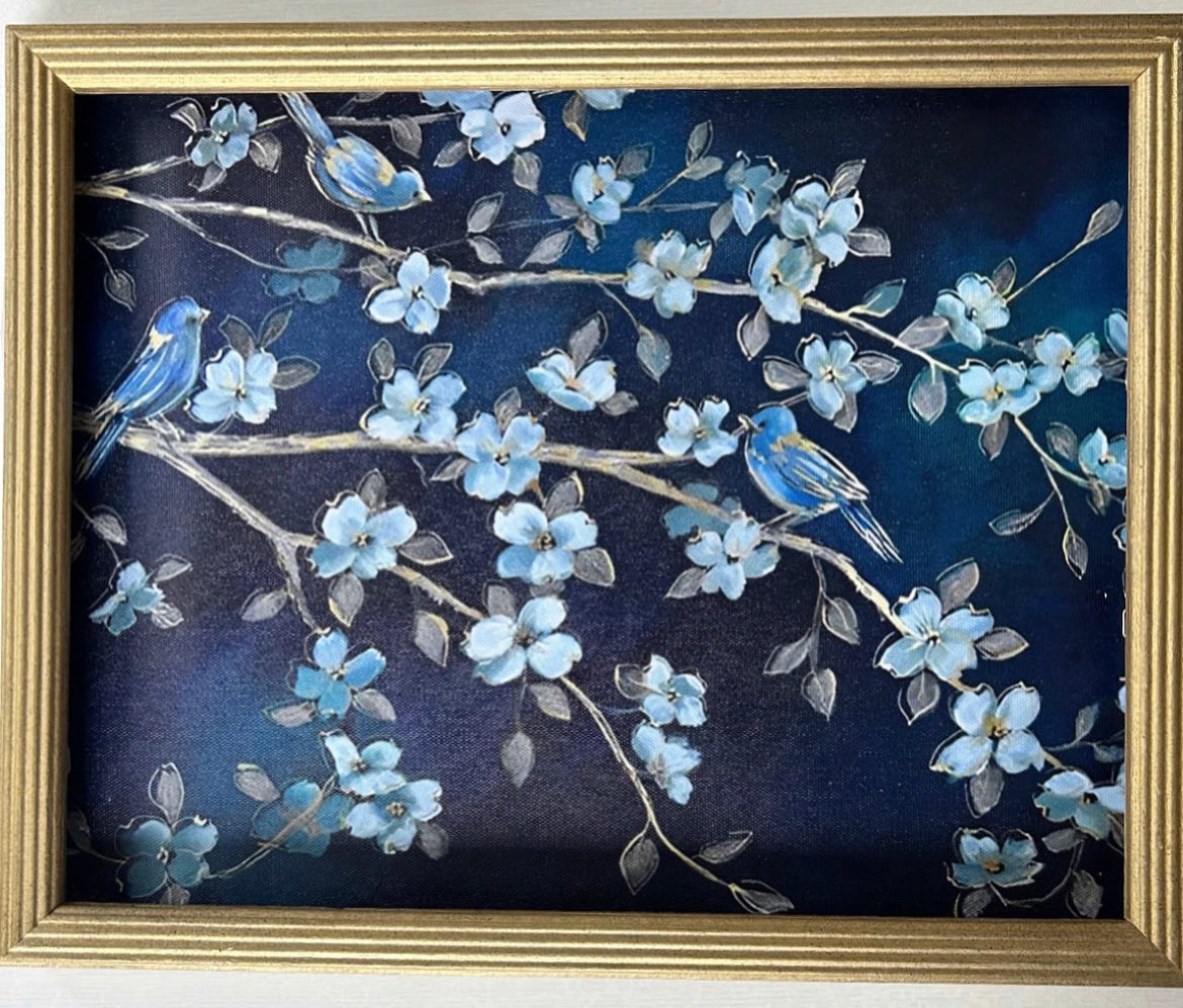 Chinoiserie Blue Birds
