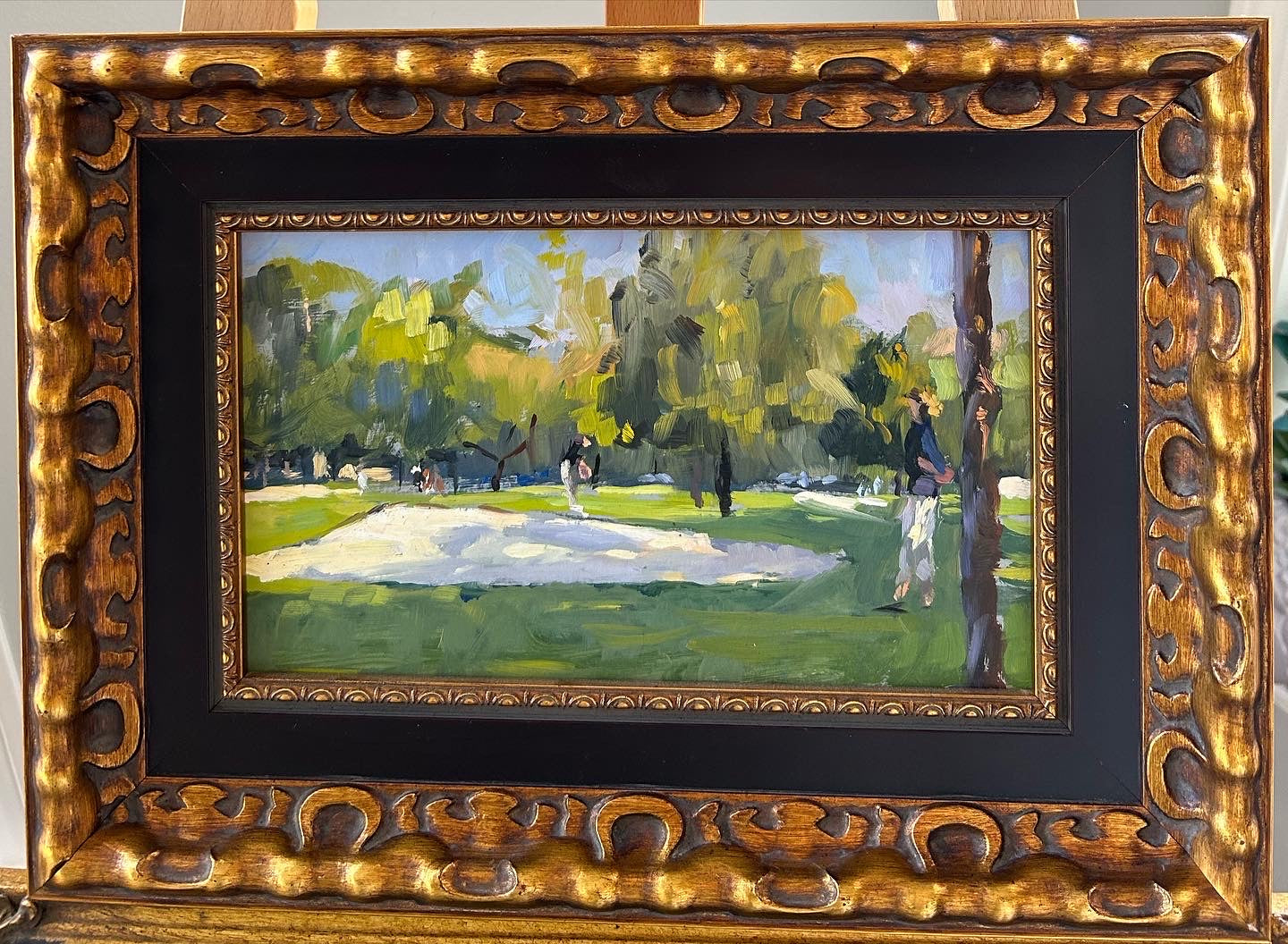 Original Golf Oil on Canvas